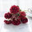 Ramo Flores artificiales Rosas Rojas Hydrangeas