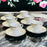 Juego 6 Tazas 6 Platos Perla Gold