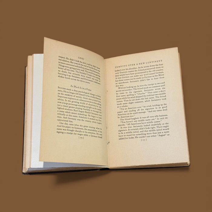 Libro en ingles LOKI The life of Steinmetz 1932