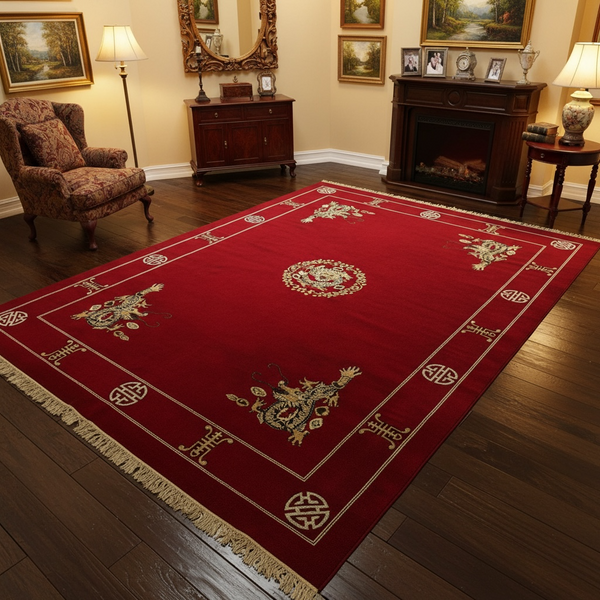 Alfombra rojo Dragón
