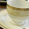 Juego 6 Tazas 6 Platos Perla Gold