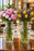 Florero de vidrio 30 cms