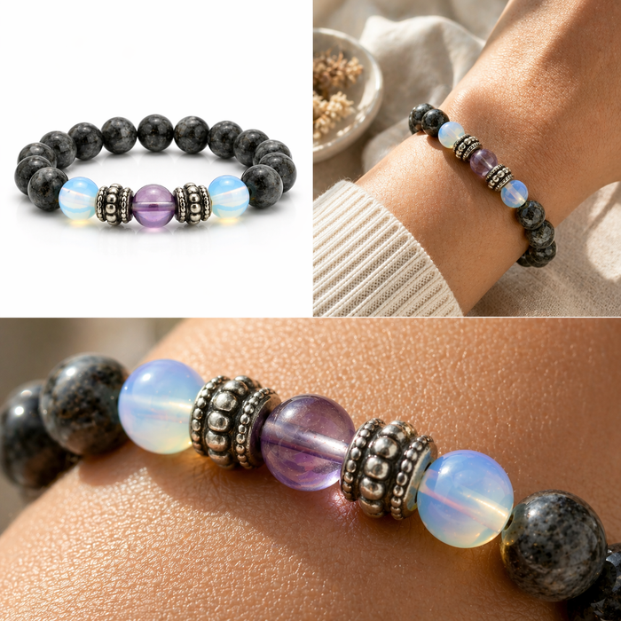 Pulsera Larviquita y Opalo