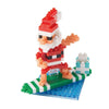 Nanoblock Santa Claus Surfeando con Regalos