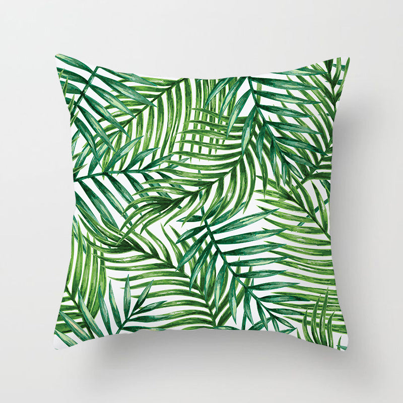 Funda para Cojín Palmas y Hojas 45x45