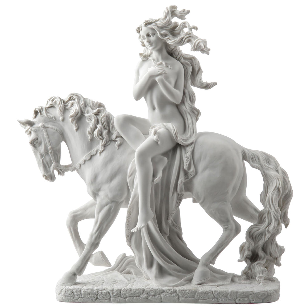 Estatuilla Lady Godiva en Caballo