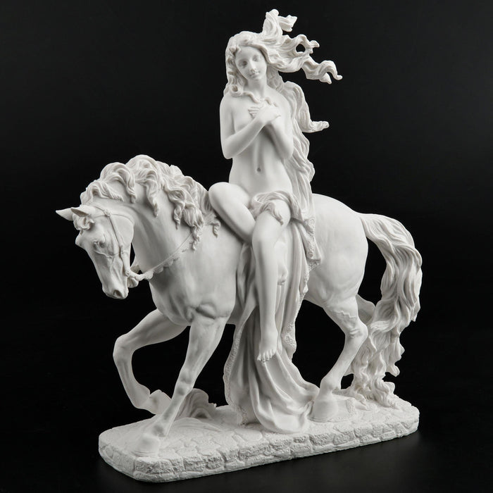 Estatuilla Lady Godiva en Caballo