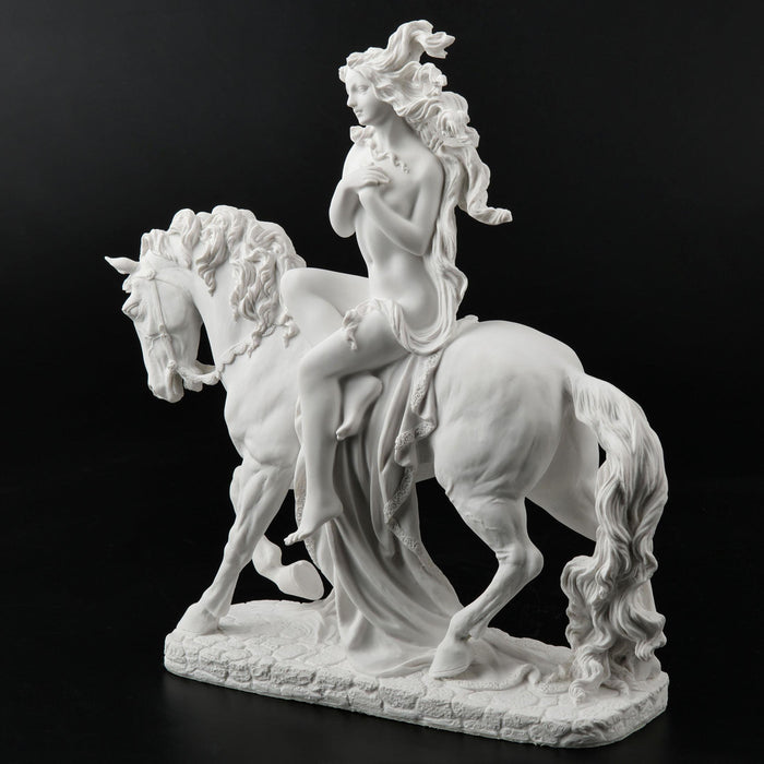 Estatuilla Lady Godiva en Caballo