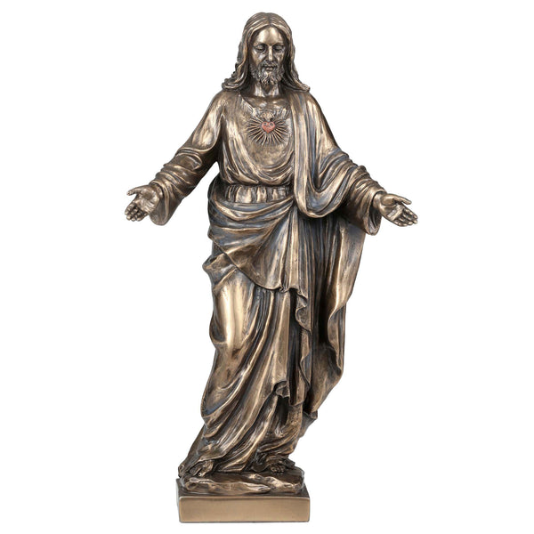 Estatuilla Sagrado Corazon de Jesus con Brazos Abiertos LM1