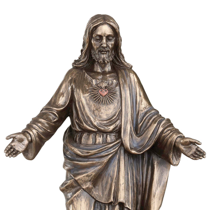 Estatuilla Sagrado Corazon de Jesus con Brazos Abiertos LM1