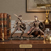 Mini Estatuilla Aquiles contra Hector 9 cms LM1