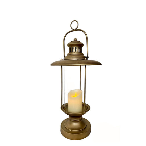 Candelabro de metal Dorado