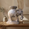 Escultura Elefante Porta Velas Superior