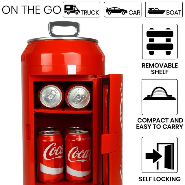 REFRIGERADOR VINTAGE LATA COCA COLA 5 LTS