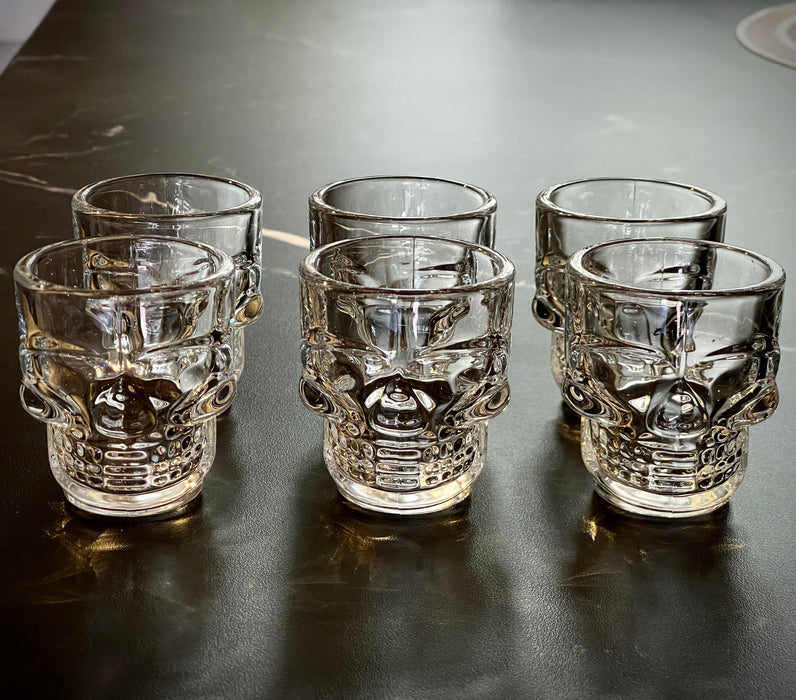 Juego 6 Vasos Shoot Tequileros Calavera