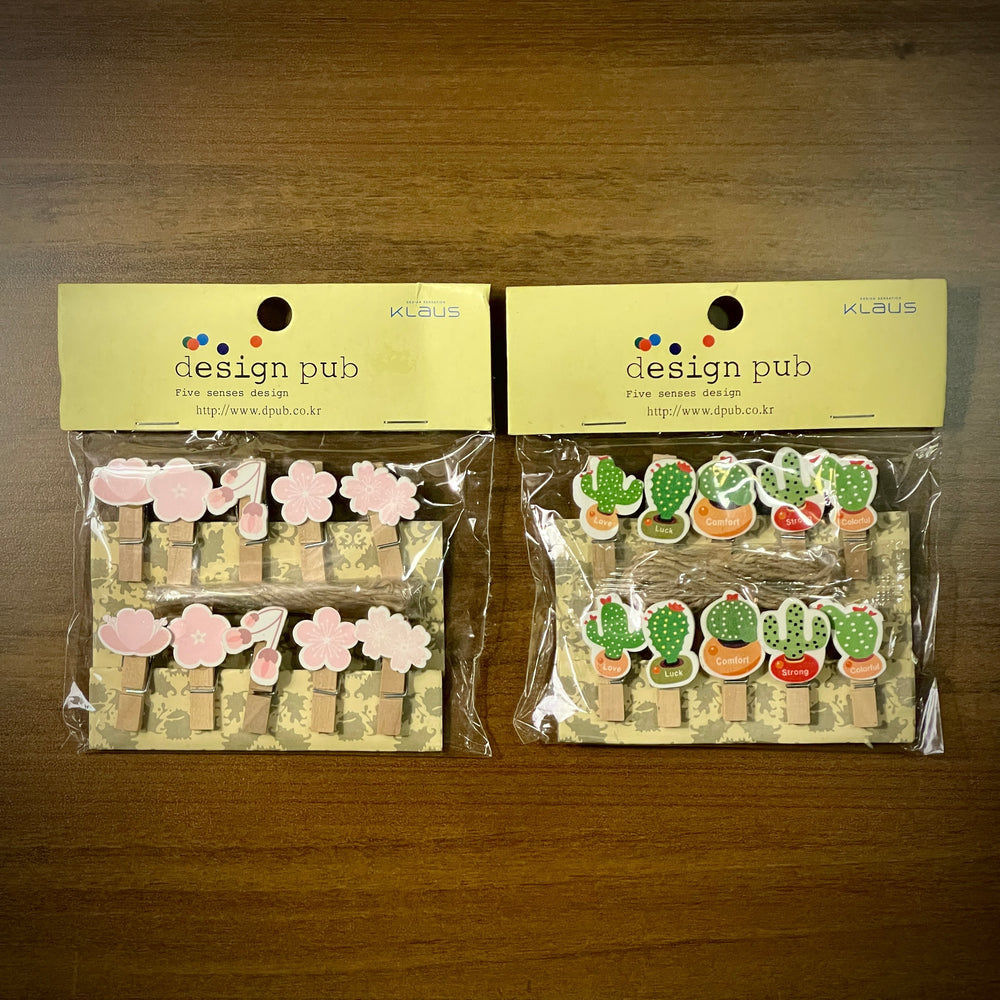 Set Pinzas Decorativas Design Pub