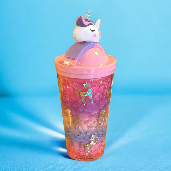 Vaso Tapa Unicornio