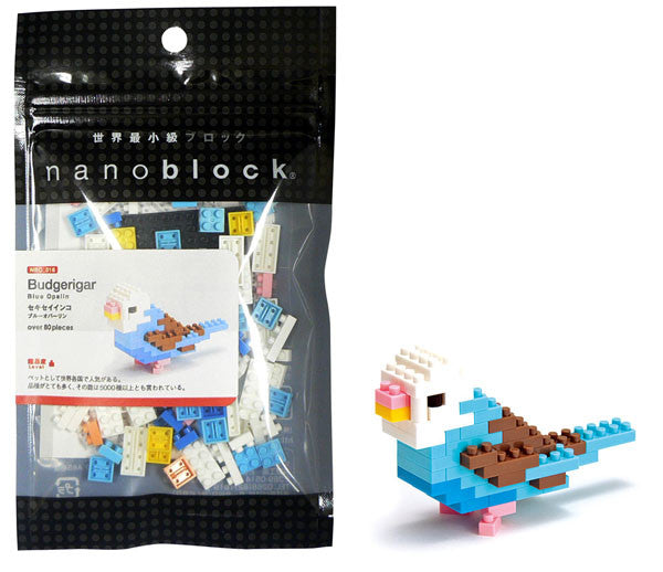 Nanoblock  Periquito Australiano Azul
