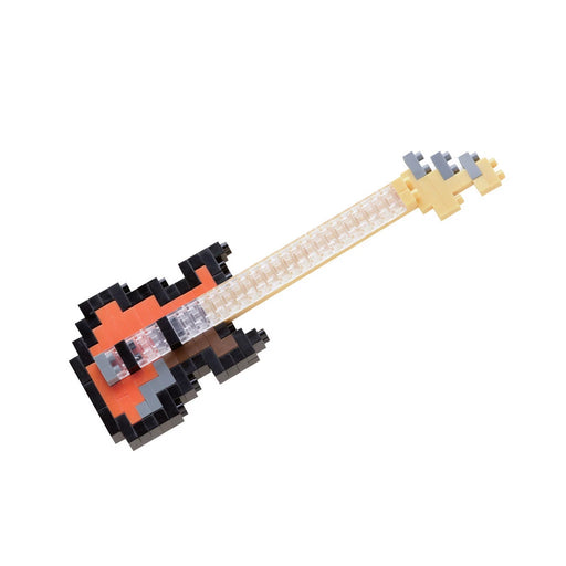 Nanoblock Guitarra Electrica Naranja (armada)