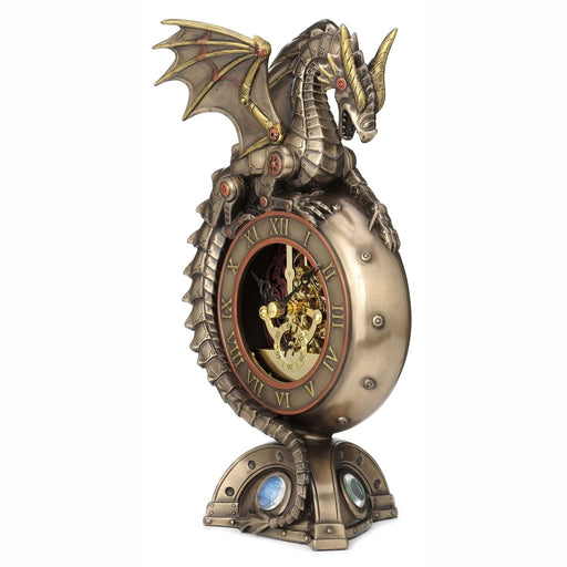 Figura Reloj Dragon Steam Punk