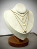 Juego de Collar y Aretes Corazon y Niñas