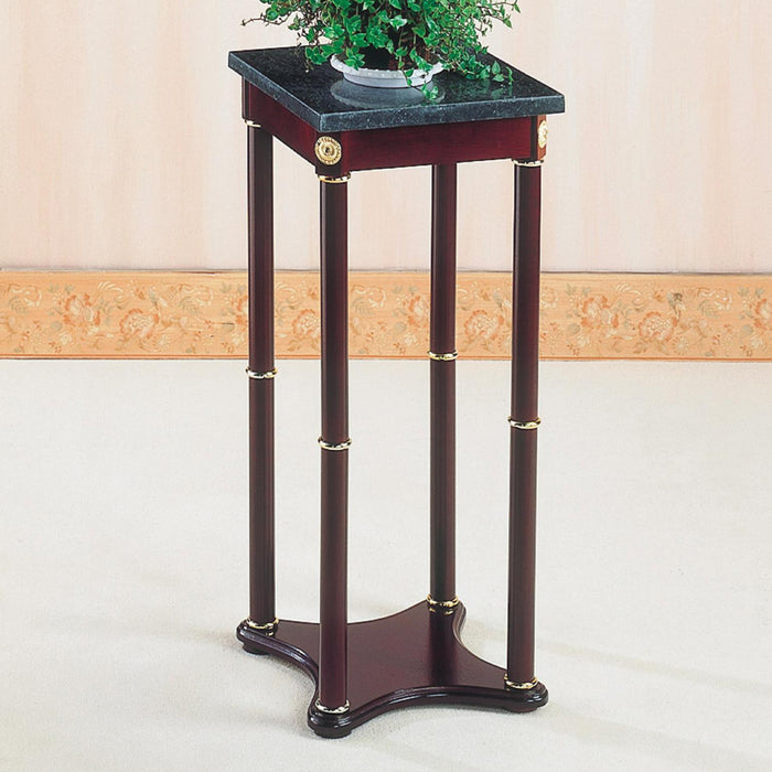 MESA PEDESTAL CHERRY GREEN SQUARE