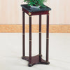 MESA PEDESTAL CHERRY GREEN SQUARE