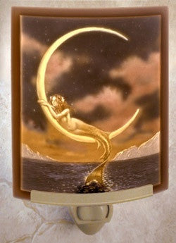 Litofania Mermaid & the Moon Colored