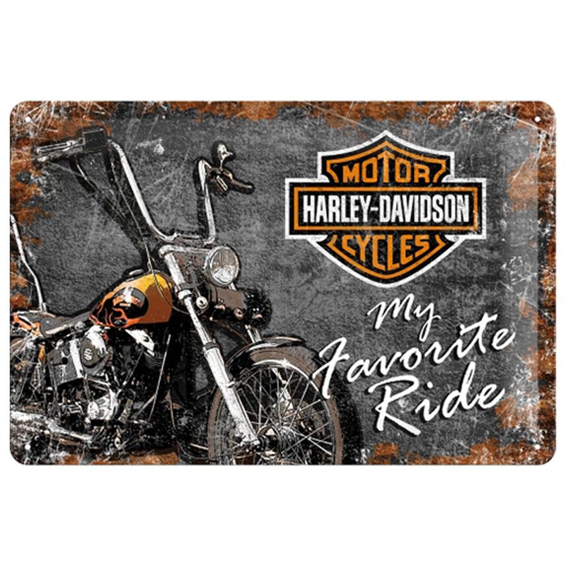 CARTEL 20X30 HARLEY MY FAVORITE RIDE