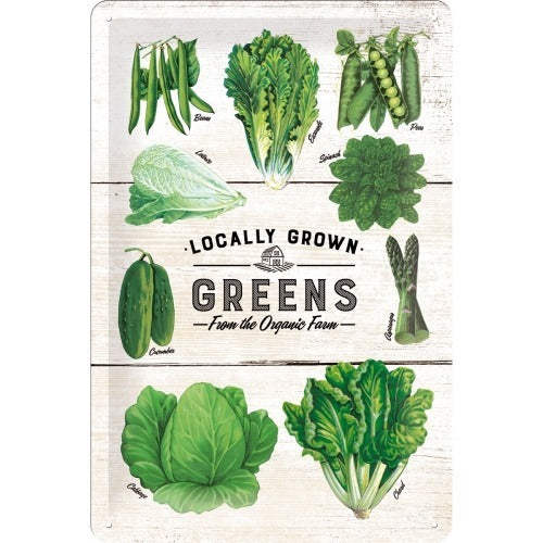 CARTEL 20X30 GREENS VEGETALES