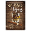 CARTEL 20X30 WHISKEY & CIGARS