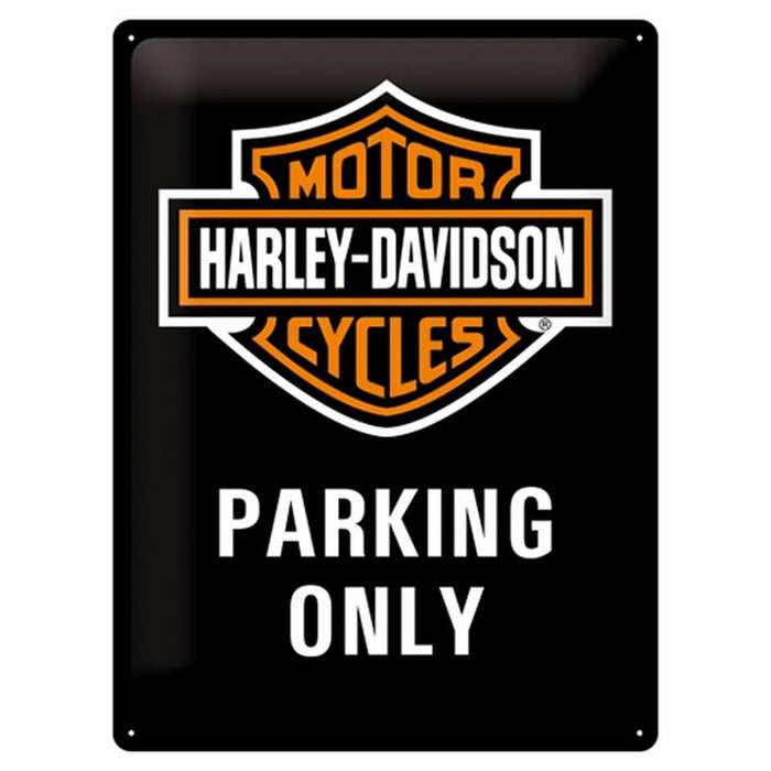 CARTEL 30X40 HARLEY PARKING ONLY