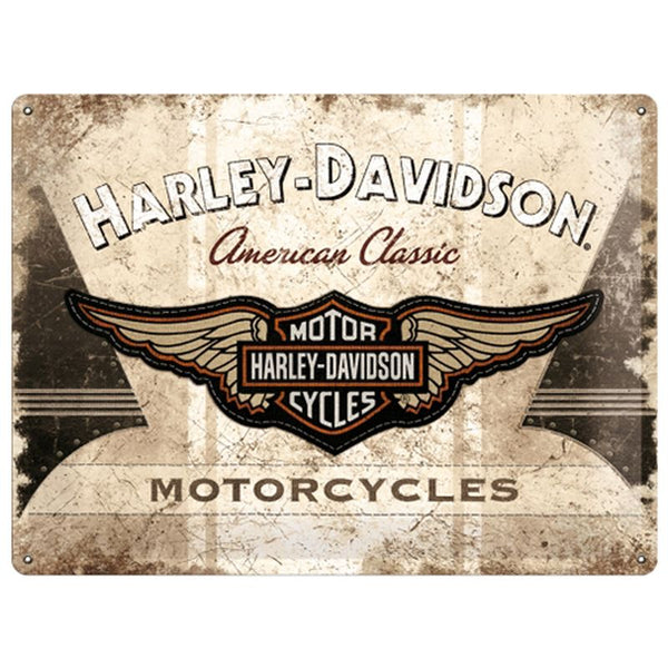 CARTEL 30X40 HARLEY LOGO BORDADO