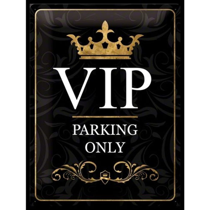 CARTEL 30X40 VIP PARKING ONLY