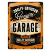 CARTEL 30X40 HARLEY-DAVIDSON GENUINE GARAGE