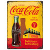 CARTEL 30X40 COCA-COLA BOTELLAS AMARIL