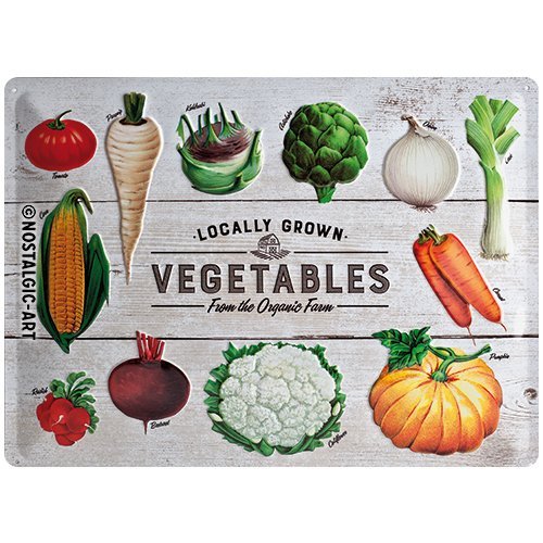 CARTEL 30X40 VEGETALES