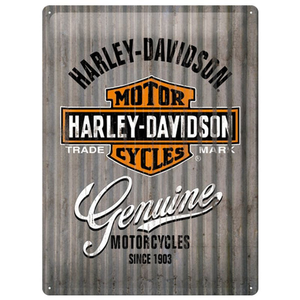 CARTEL 30X40 HARLEY METAL WALL