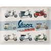 CARTEL 30X40 VESPA-MODEL CHART