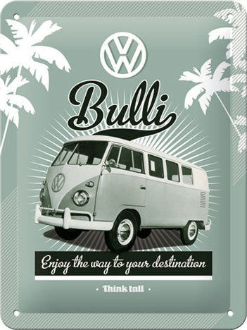 CARTEL 15X20 VW BULLI (COMBI) ENJOY