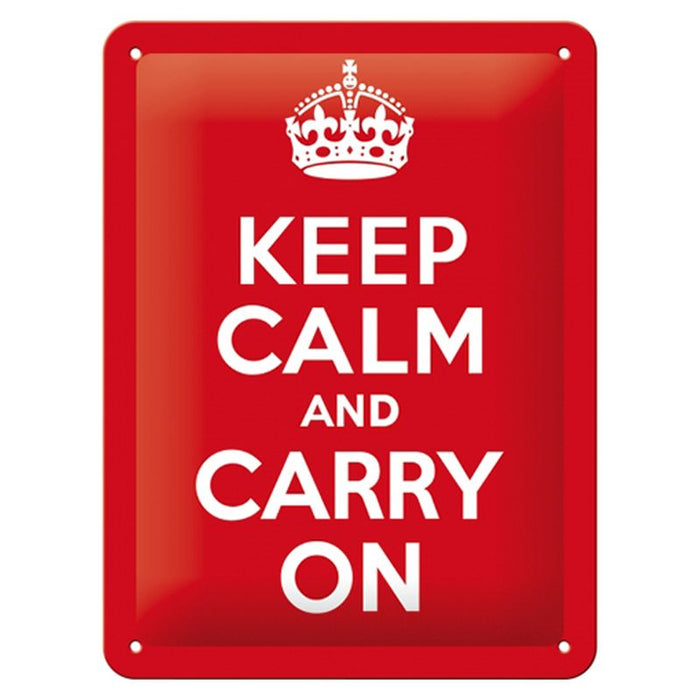 CARTEL 15X20 KEEP CALM AND CARRY ON