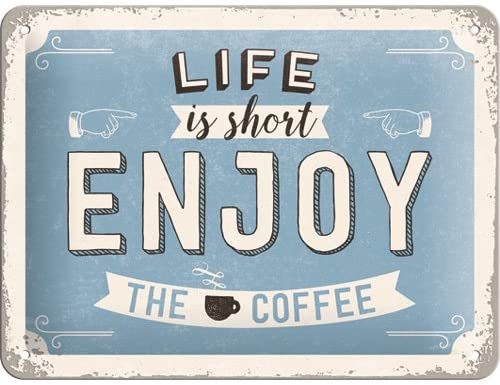 CARTEL 15 X 20 ENJOY THE COFFEE