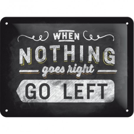 CARTEL 15X20 GO LEFT