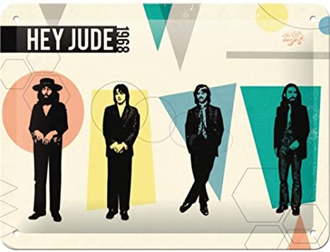 CARTEL 15X20 BEATLES HEY JUDE