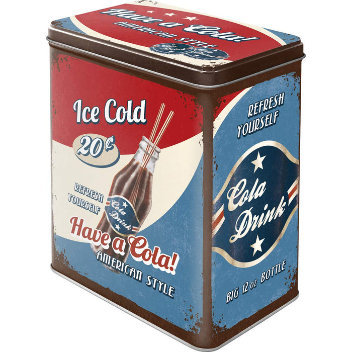 CAJA DE METAL L HAVE A COLA!