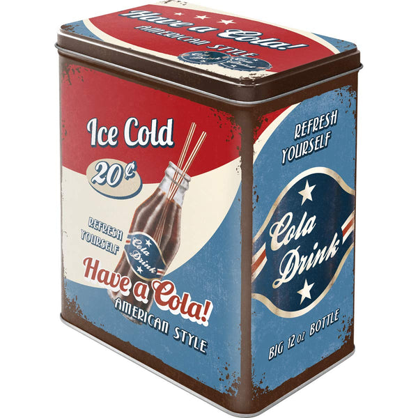 CAJA DE METAL L HAVE A COLA!