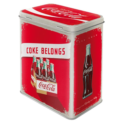 CAJA METALICA L COCA COLA COKE BELONGS