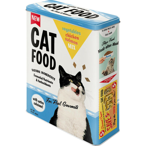 CAJA DE METAL XL CAT FOOD