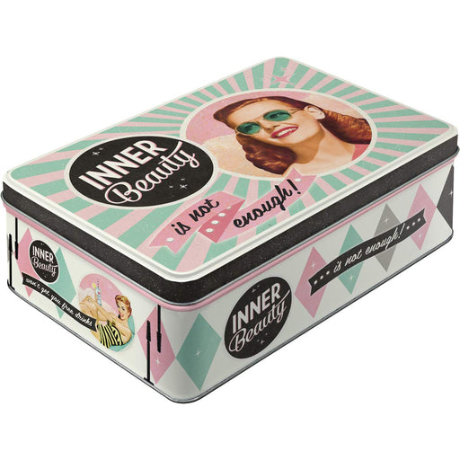 CAJA DE METAL PLANA INNER BEAUTY