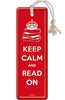 SEPARADOR DE LIBROS KEEP CALM AND READ ON